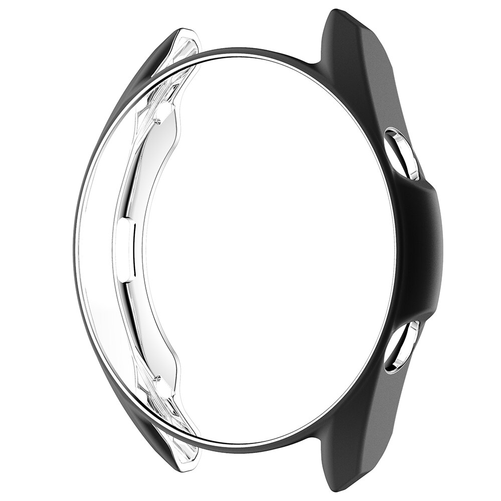 Coque de protection TPU souple et mate pour Samsung Galaxy Watch 3, 45mm, 41mm, cadre léger et fin, antichoc givré: Black / For Galaxy Watch3 41