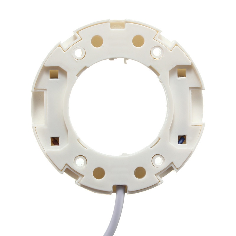 Gx53 lampe base overflade fitting holder stikfatning hvid til led lys pære cfls  ac220-240v 50/60hz