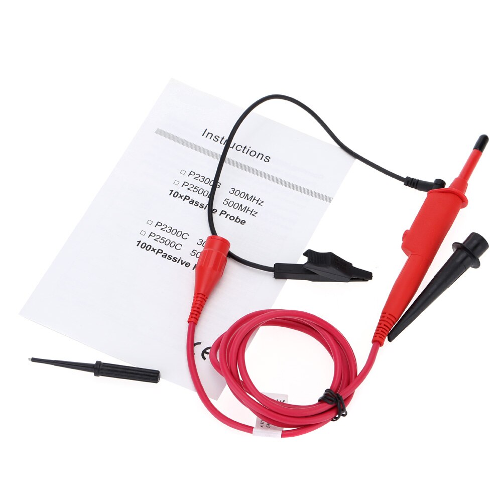 P2300C 5kV 100X 300MHz High Voltage Oscilloscope Probe Passive Clip Probe High Precision Test Tool Oscilloscope Accessories