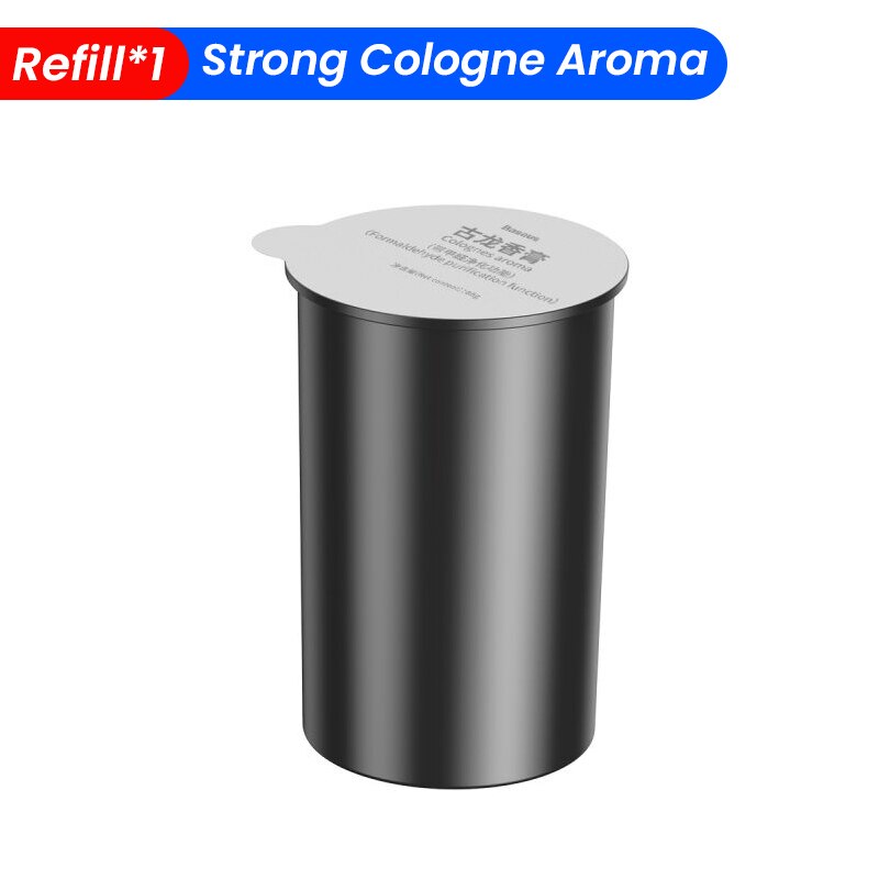 Baseus odświeżacz powietrza robić samochodu oczyszczacz z wentylatorem zapach formaldehyd eliminator rozpylacz robić aromaterapii filtr powietrza robić domu biurowego: Cologne Aroma Refill