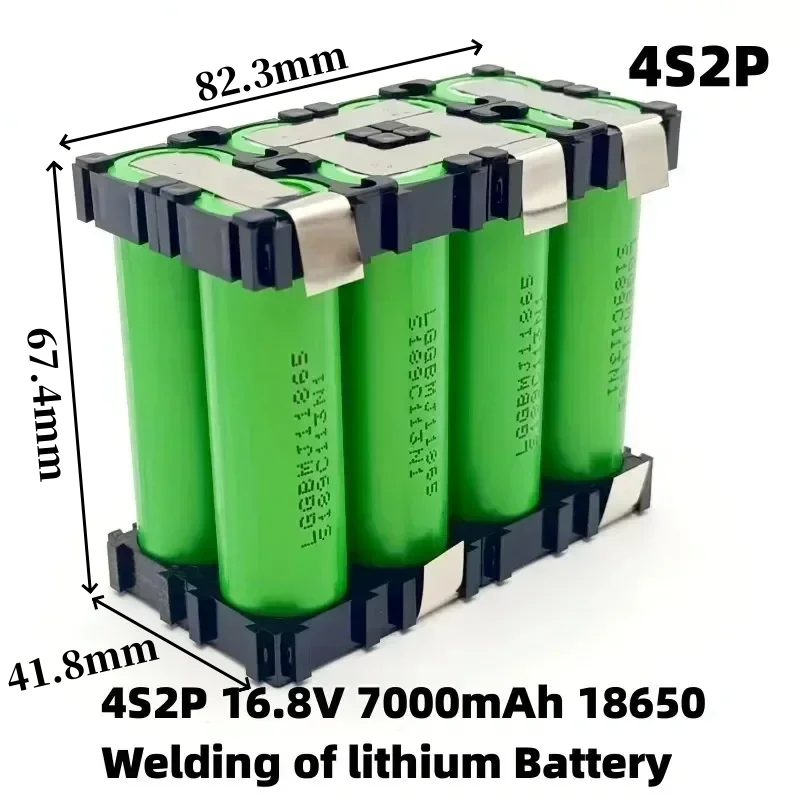 7Ah 3s2p 4s2p 5s2p 6s2p 18650 Battery Pack 7.4V to 25.2V 18650 MJ1 Battery 7000MAh for 18V Screwdriver Battery: PURPLE