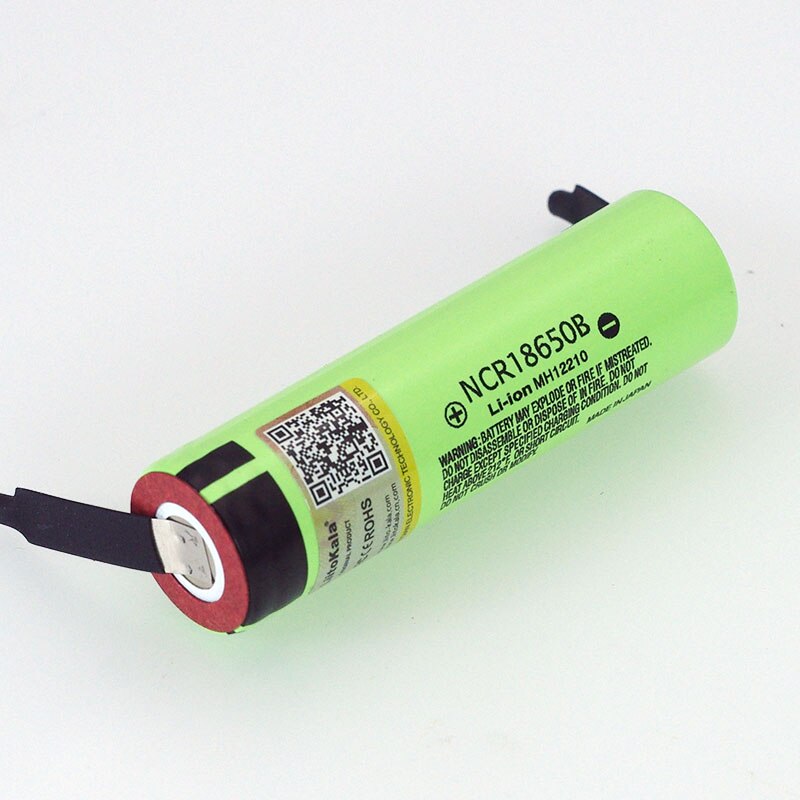 Liitokala Original 18650 NCR18650B Rechargeable Li-ion battery 3.7V 3400mAh batteries DIY Nickel