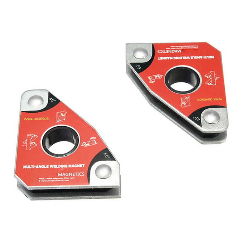 Wm4-304590s flervinklet mini sveisemagnet/magnetklemme til å holde med tvillingpakke