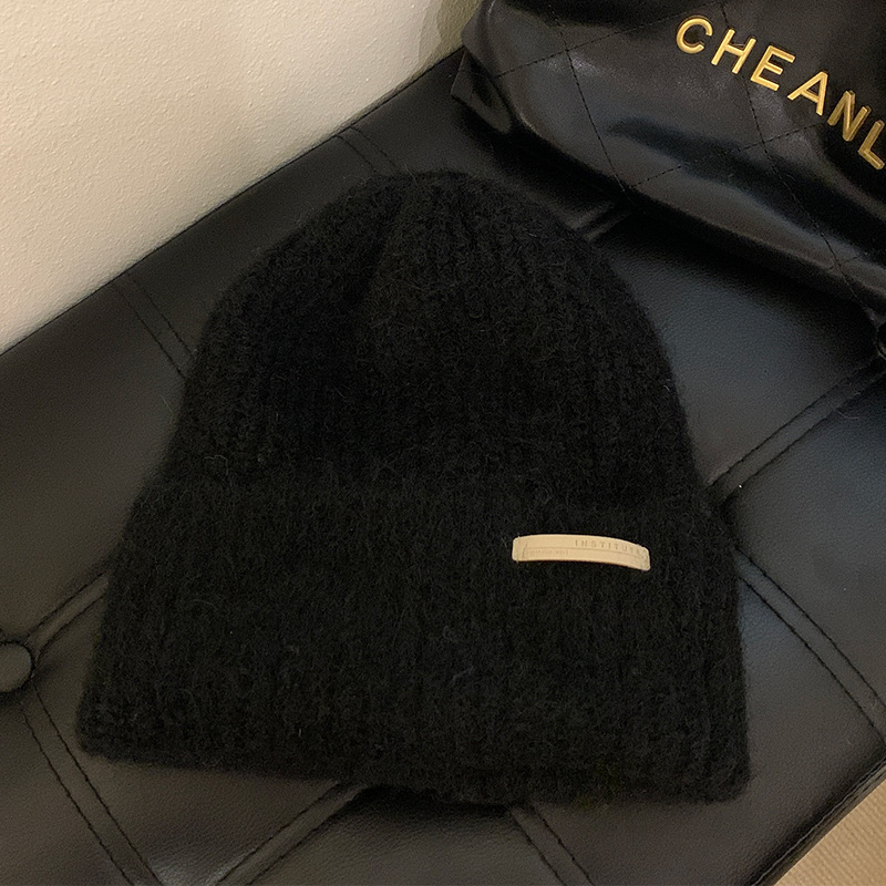 Villainen neulottu pipo, lämmin talvipipo, korvaläpällinen pipo pariskunnille, isokokoinen, reilu harmaa, unisex, lämpöä kestävä, kylmälle säälle: Vihreä