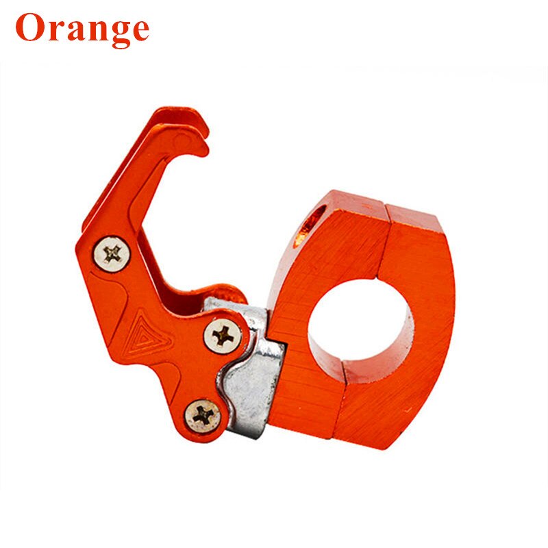 Motorcycle Modification Eagle Mouth Luggage Rack Aluminum Alloy Motorcycle Helmet Holder Hook Clothes Hanger Luggage Hook 22mm: 1 Pcs Orange