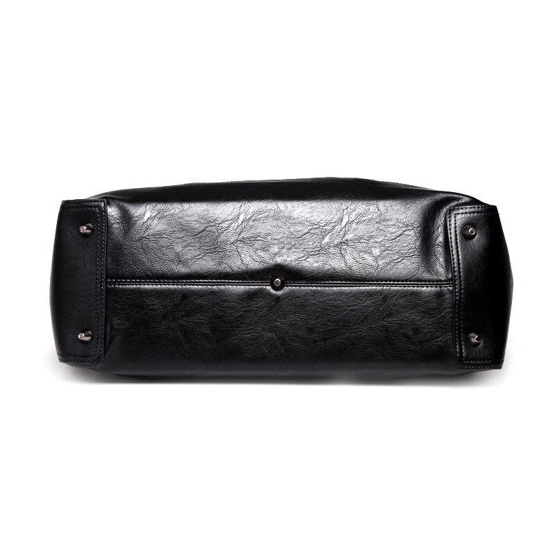 Bolsos de viaje para hombre, Maleta impermeable de equipaje, bolso de lona de gran capacidad, informal, de cuero de alta capacidad, novedad de