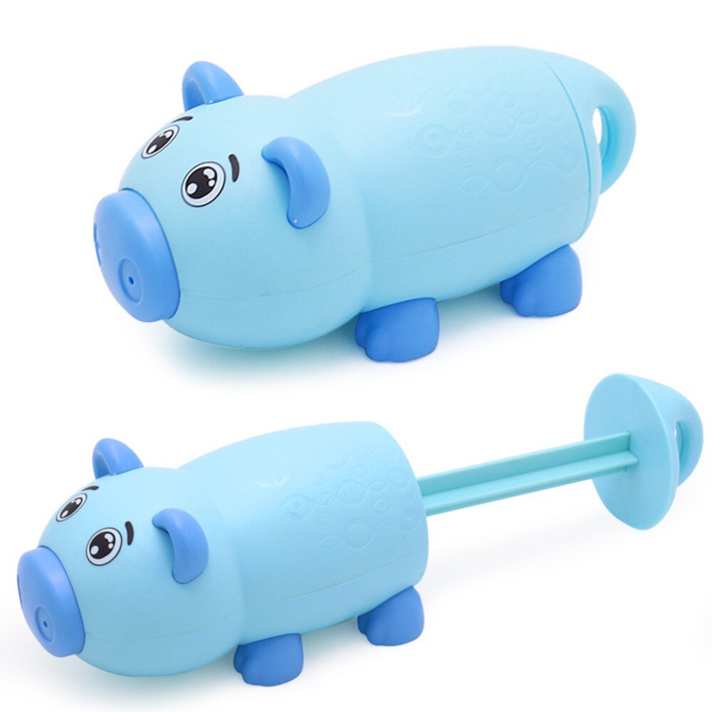 1Pc Lovely Pig Shaped Water Blaster Plastic Drawing Water Shooter Toy Summer Swimming Pool Beach Toy (Pink)