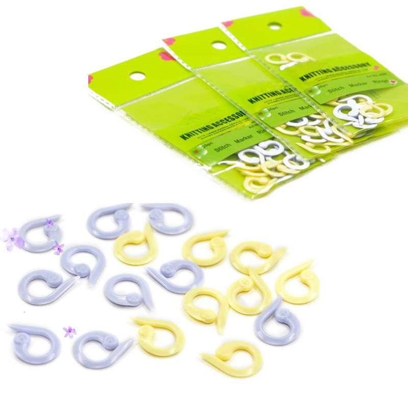 3 Packs Split Ring Markers Stitch Marker Rings Crochet Knitting Locking Stitch Markers Craft Set BZZ01