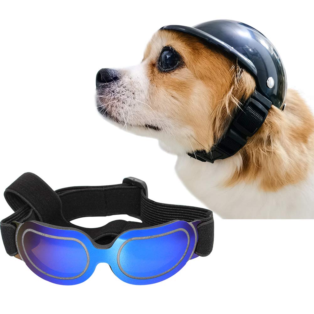 Huisdier Veiligheid Pak Motorfiets Hond Helm Uv-bescherming Doggy Zonnebril Cool Pet Hoed Veiligheidshelm Plastic Riding Cap