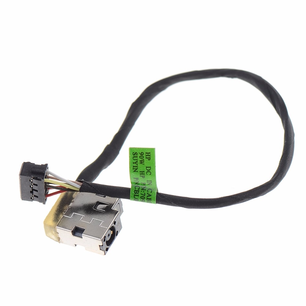 Laptop power jack replacement plug, fits hp pavilion p/n : 709802-yd1 cbl 00360-0150 719859-001 p20