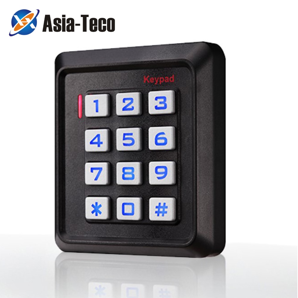 IP65 waterproof Keypad RFID Card Reader Standalone Access Control R30EM plastic case with backlit wiegand output 2000 card use
