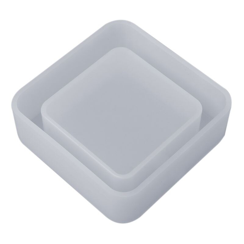Siliconen siliconen mal diy asbak rond vierkant geometrisch sieraden maken epoxyhars spiegel knutselen mallen kristal handgemaakt