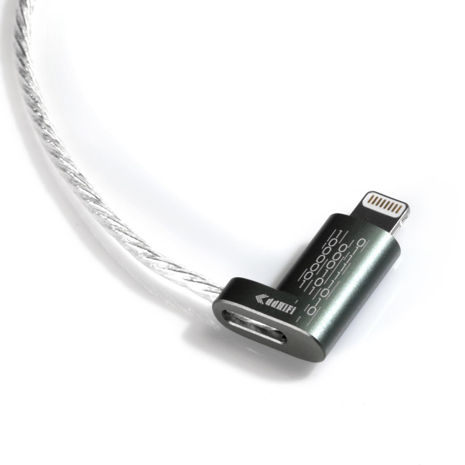 Câble de données DD ddHiFi MFi06 Lightning vers USB type-c pour connecter des appareils iOS avec USB-C appareils Audio