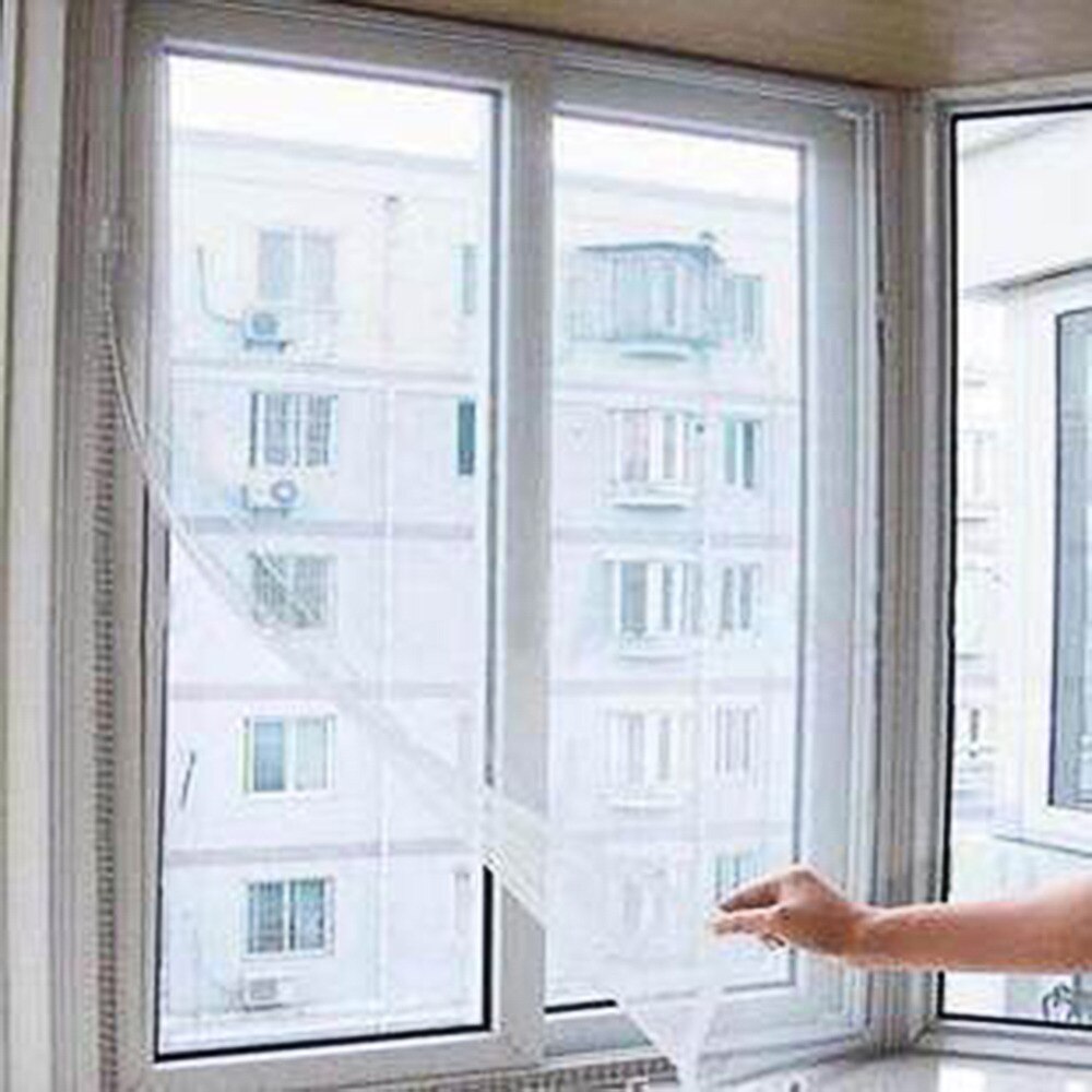 Window Screen Net Mesh W/Self-Adhesive DIY Anti Mosquito Fly Bug