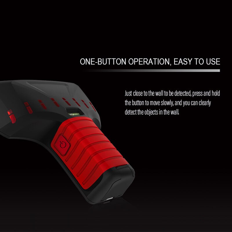 Metal Detector Portable Wall Detector Magnetic Metal Copper Wood AC Charged Cable Wall Scanner Wall Diagnostic Tools