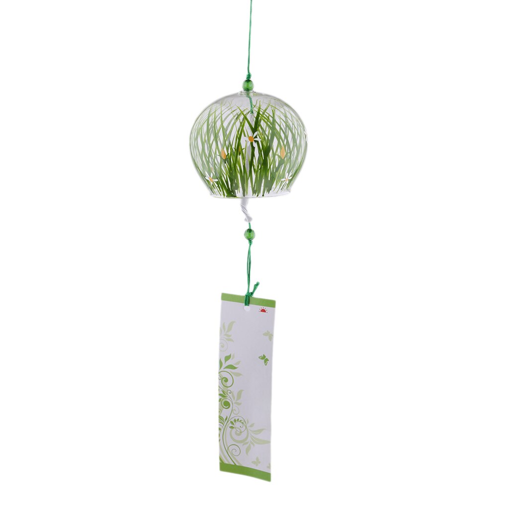 japonaise verre vent cloche Furin vent carillons maison suspendus décor: 6