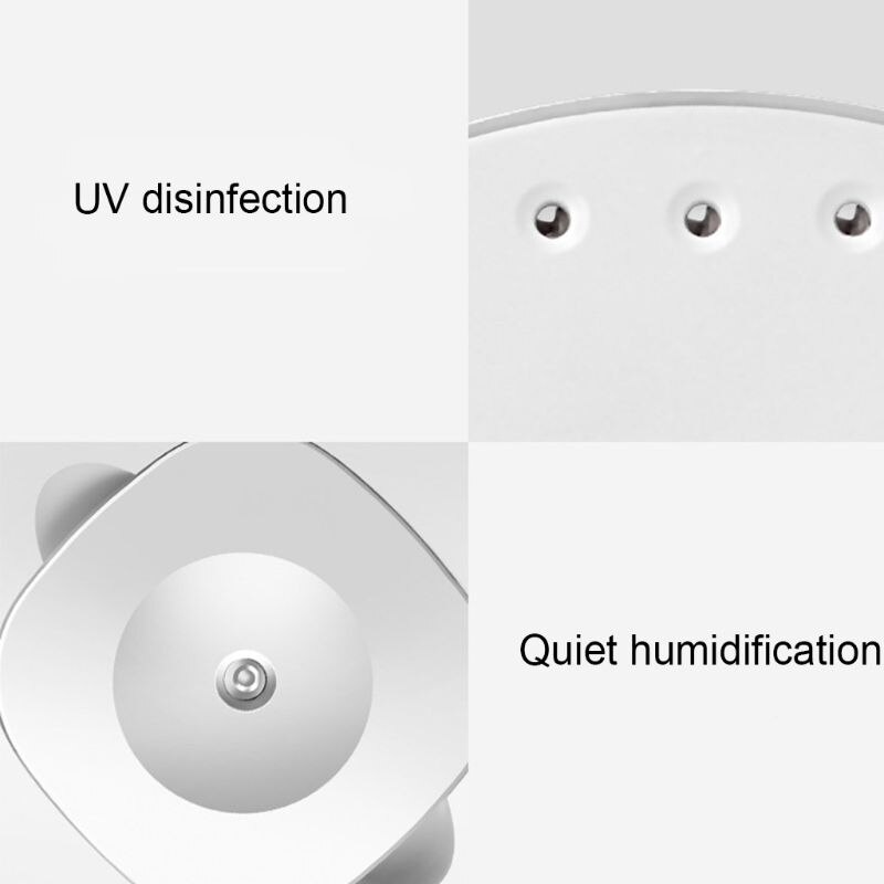 Anion Humidifier Mobile Disinfection Aromatherapy Four-in-one Home Air purifier For Allergies Pets Smoke Germs Dust