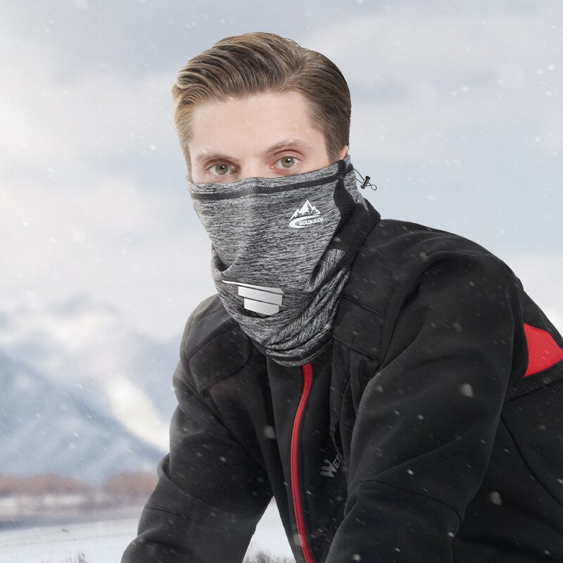 Guêtre thermique pour hommes et femmes, demi-masque en polaire, Bandana, cache-nez pour le cou, le Ski, la randonnée, le cyclisme