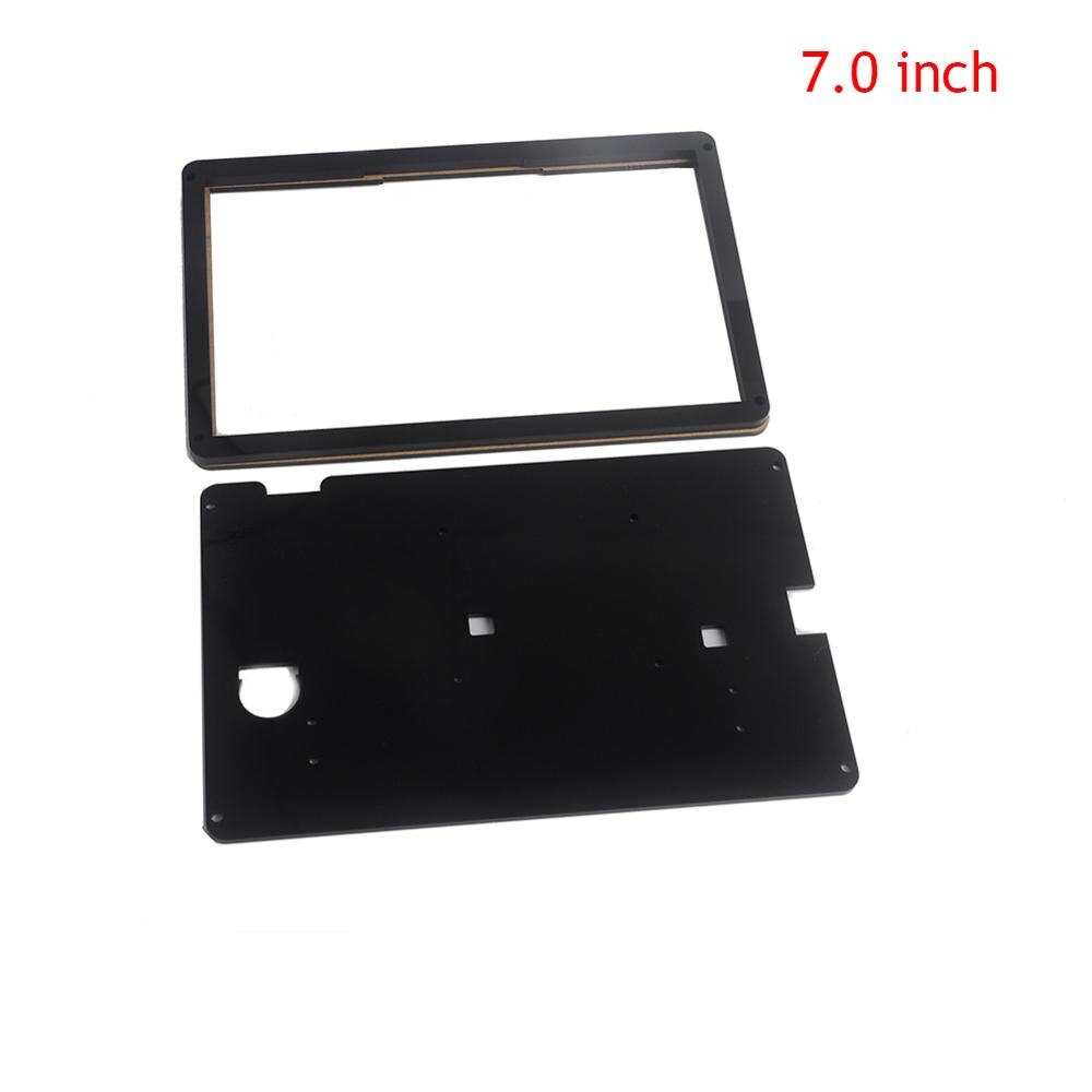 Acryl Zwart Case Voor Nextion Verbeterde Display Module 2.4/2.8/3.2/3.5/4.3/5.0/ 7.0 Inch Acryl Nextion Case: for 7.0inch