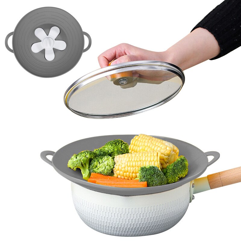 26Cm/28Cm coperchio da cucina magico coperchi in silicone tappo anti-trabocco coperchio pentola coperchio tappo di versamento accessori da cucina utensili da cucina
