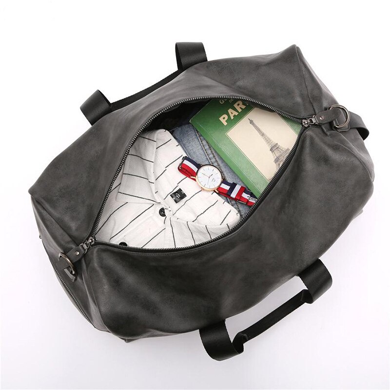 Kudian bear mænd rejsetaske håndbagage organizer stor kapacitet pu læder business rejsedragt taske bolso viaje bix 363 pm49