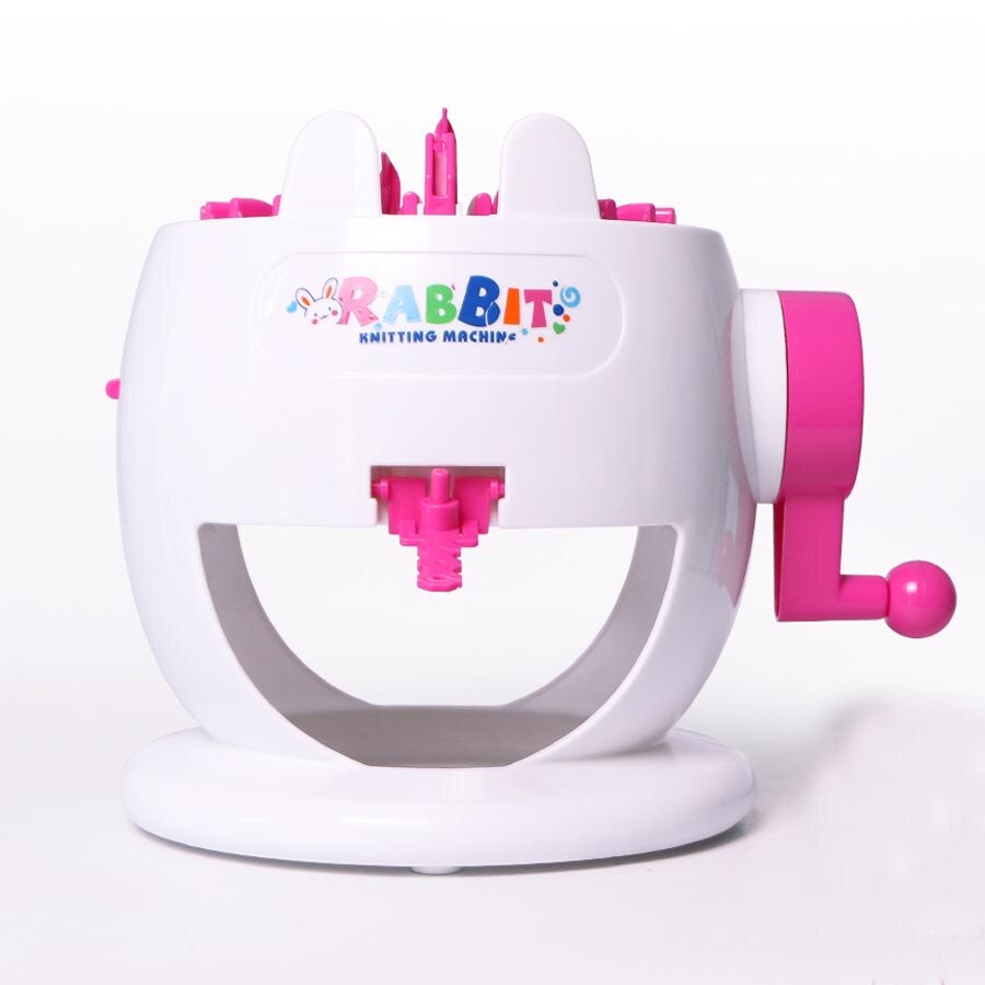 Mini máquina de tejer a mano, telar tejido para niños, juguete artesanal DIY para niñas, bufanda hecha a mano, sombrero, artes y manualidades, juguetes para niños: Without box