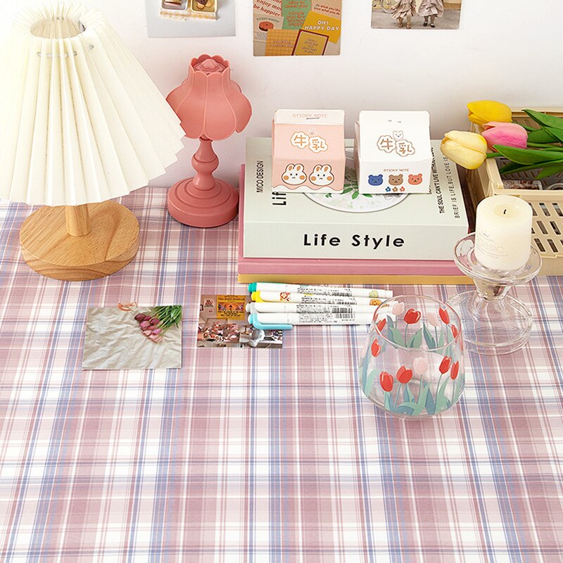 Mantel a cuadros para Mesa, tapete Rectangular para dormitorio, vestidor, escritorio, decoración De