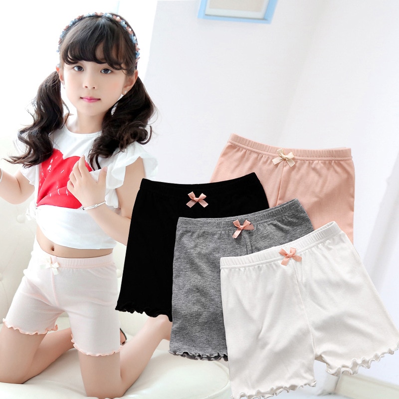 Pantalons courts pour enfants | Nouveaux vêtements pour filles, pantalons de sécurité légers, doux, Modal