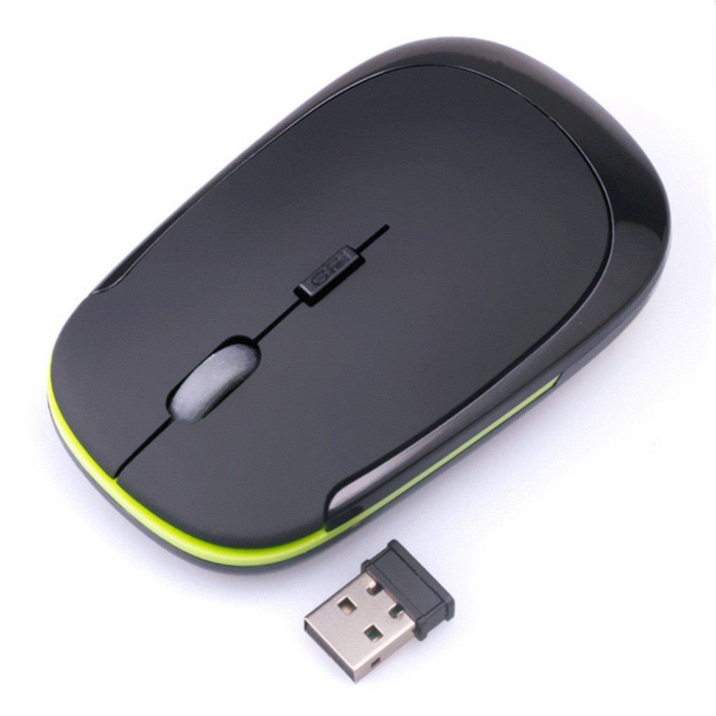 2.4G Mouse Senza Fili bluetooth del mouse Ultra-sottile mute Mouse Portatile Ricevitore USB Del Computer Mouse Ottico per notebook PC 20j23: Default Title