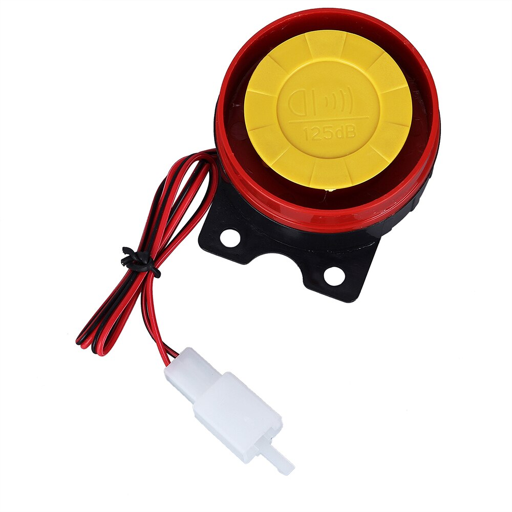 Motorcycle Remote Control Alarm Security Kit Alarm System Anti-Hijacking Cutting Off 125dB Alarm Speaker Remote System
