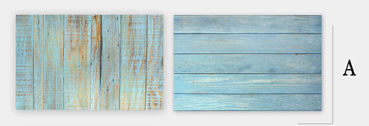 Desktop Shooting Photography Background Double-sided Wood-grain Paper Board & Nostalgic Gauze Studio Photos Backdrop Accessories: A