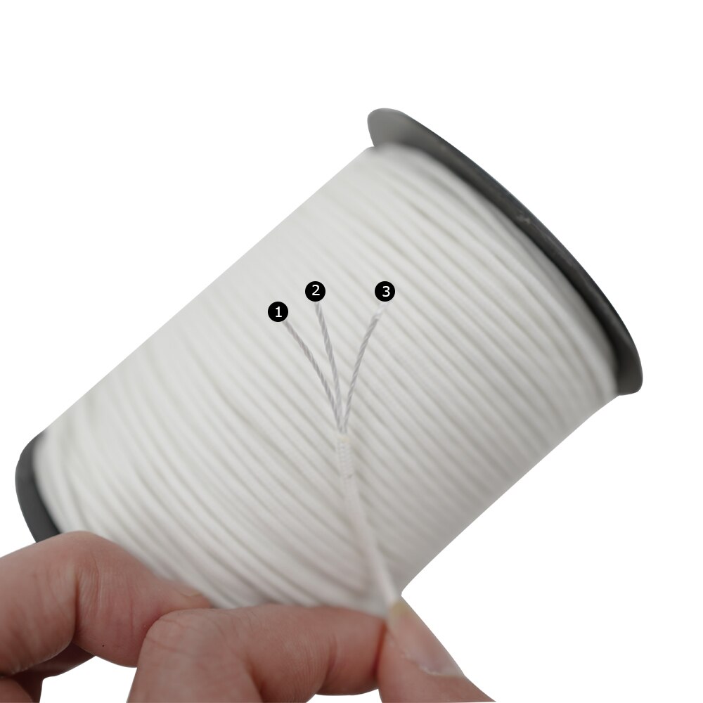 100 Meter 2Mm Diameter 3 Strengen Glow In The Dark Paracord Parachute Cord Lichtgevende Lanyard Tent Wind Touw Guyline waslijn