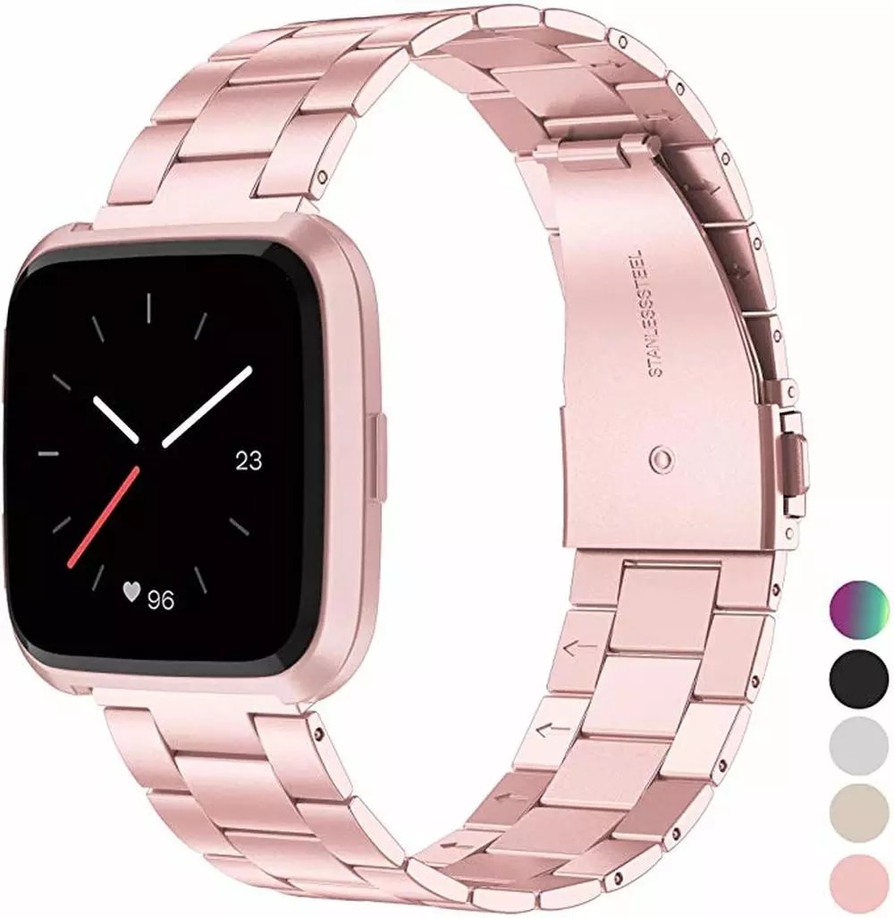 Curea metalică milaneză pentru brățară cu bandă inteligentă fitbit versa 2 curele din inox pentru accesorii pentru brățară fitbit versa lite