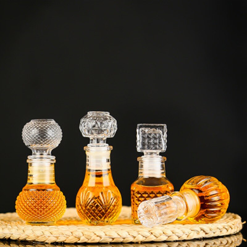 1 pièces petite maison fête whisky bouteille de vin clair vin décanteur GLA-137