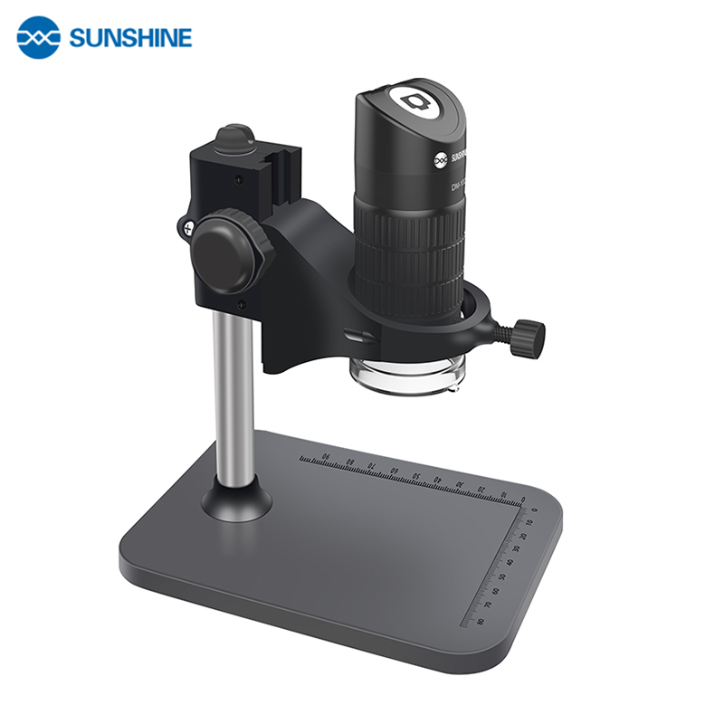 SUNSHINE-lupa Digital DM-1000S, aumento de 1000X con luz LED ajustable, herramienta de reparación de teléfonos móviles con USB