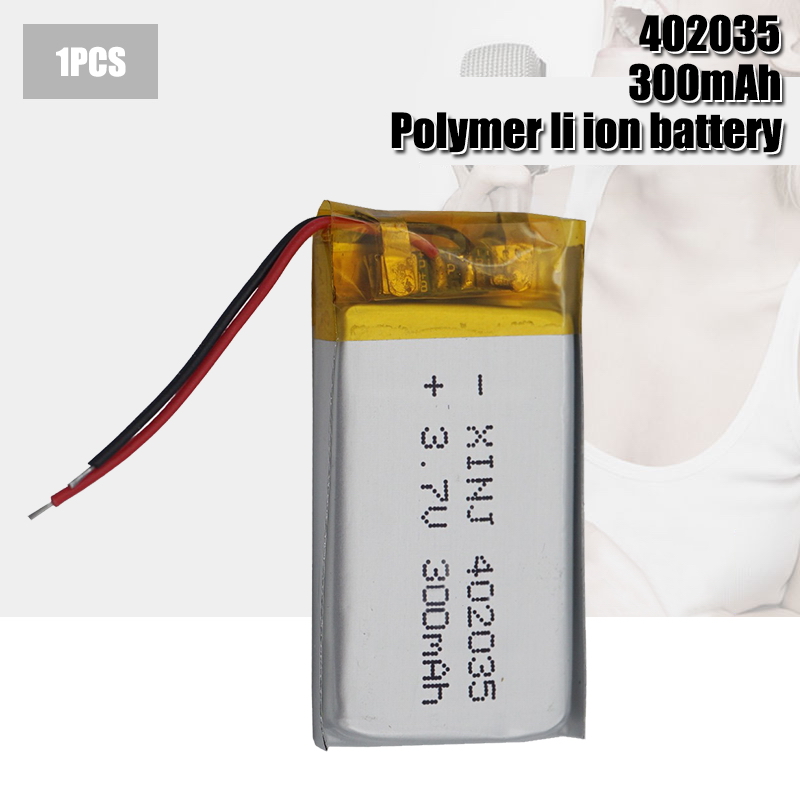 Bateria Li-po 3,7v 330mah Com 3 Fios (3,5x1,3x0,8mm)jst-phr - Foto 2