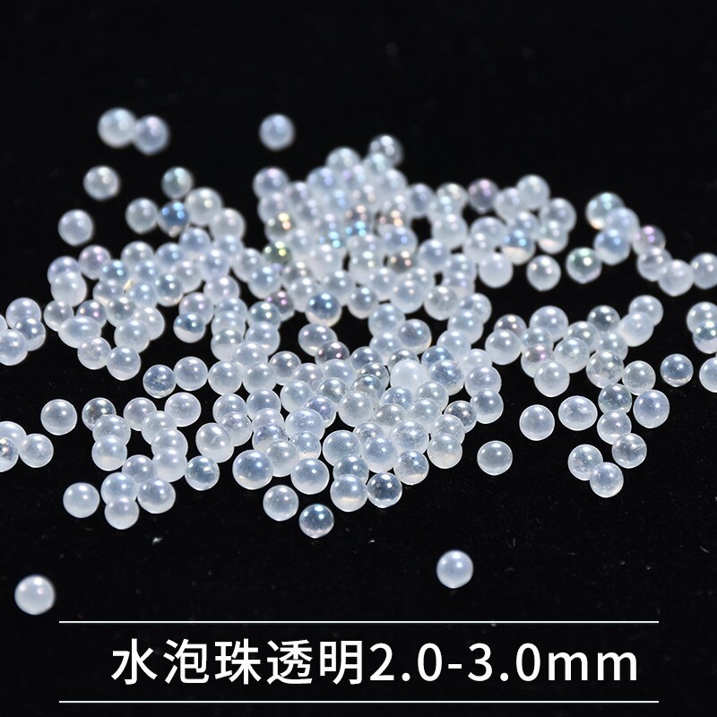 Gør-det-selv boble perler boble perler fyld krystal perler kviksand og smykker fyldmaterialer: 2.0-3.0mm a