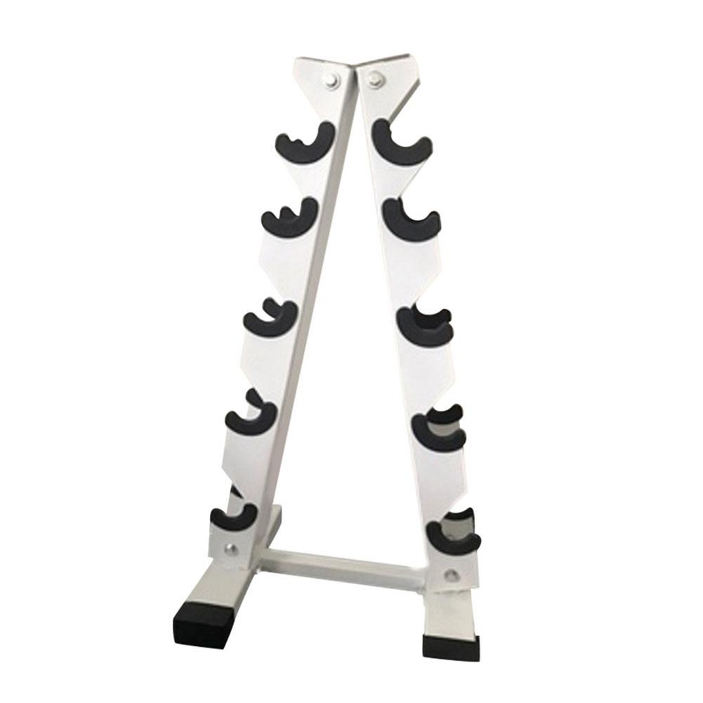 A-Frame Dumbbell Rack Heavy Duty 5 Tier Weight Metal Rack Stand for Home Gym: Default Title