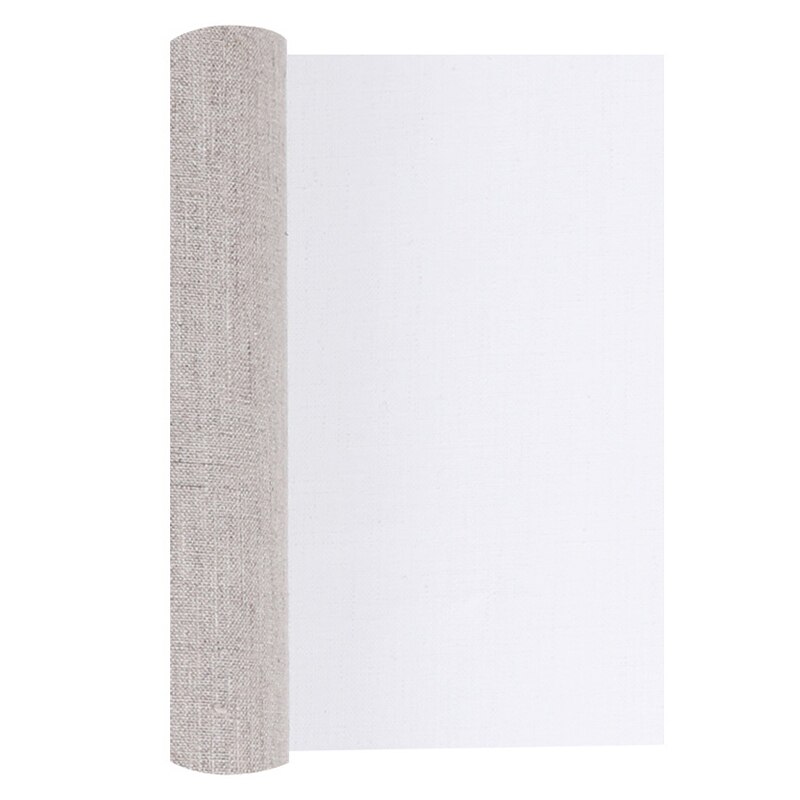 Toile blanche professionnelle roulée de 3M de Long pour peinture à l'huile, couche acrylique, mélange de lin, fournitures d'art