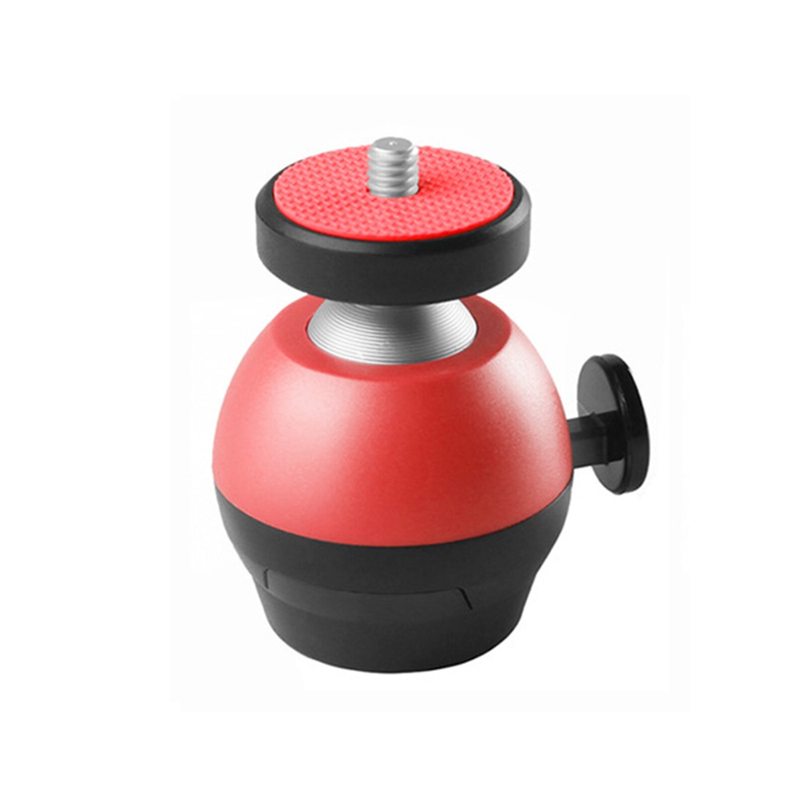 For Camera Tripod Mount Bracket Holder 1/4 Screw Camera Head Ball Adapter Cradle Ball Head Metal 360 Degree Panoramic Head: Red