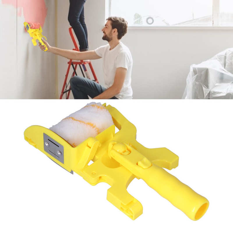Paint Edger Roller Brush Multifunctional Handheld Trimming Combo Kit Edger Roller for Wall Ceiling Painting