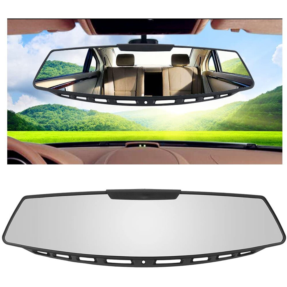 Universal Car Rearview Mirror Curved Convex Rearview Mirror Internal Fixed Mirror Large Field Viewwide Angle Car Interior Mirror