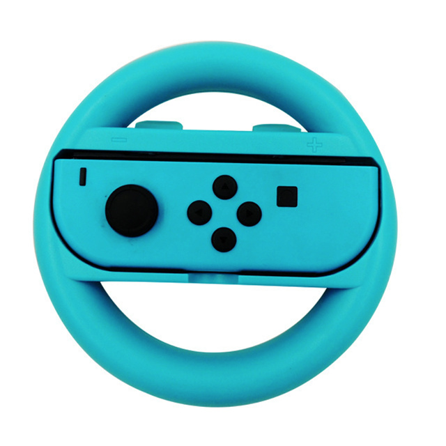 Race Stuur Grip voor Nintendo Switch Console - Controller Accessoire: Blauw