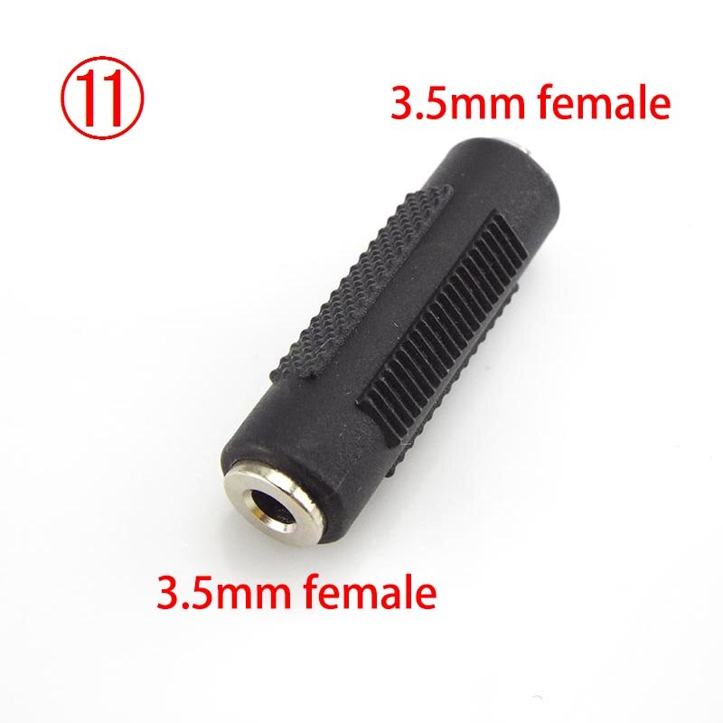 Dc-stroomadapterconnectoren 6.5mm 5.5x 2.1mm 2.5mm 3.5mm 1.35mm pc vrouwelijk naar mannelijk vrouwelijk tablet-stroomadapter jackplug: 11