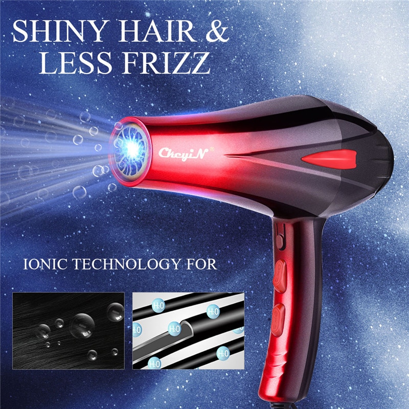 Professtional Hair Dryer Powerful 4000W Salon Blow Dryer And Cold Wind Hairdryer With Diffuser Concentrator 220-240V 50