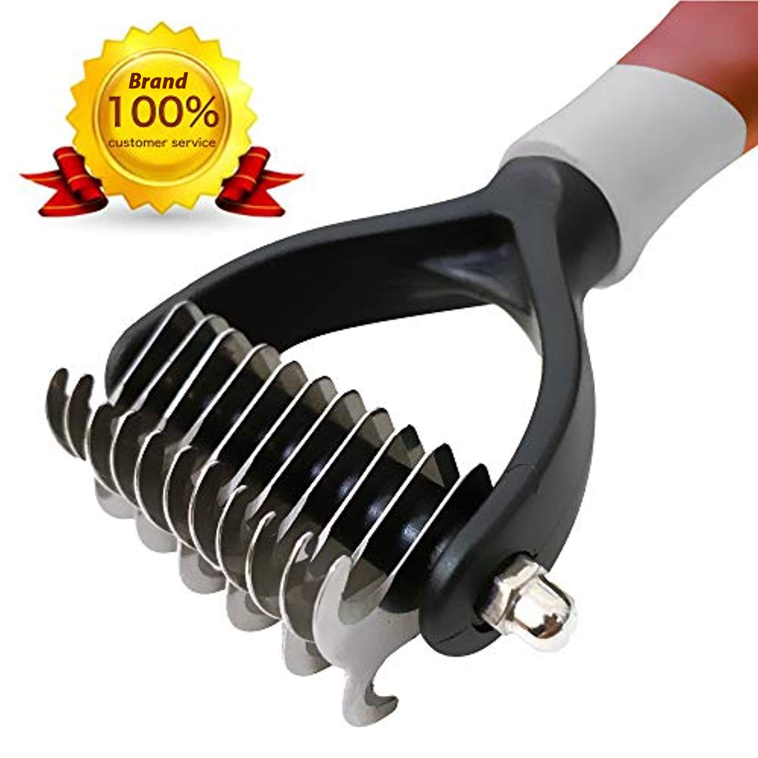 Dematting Comb Brush Mat Remover Dog Undercoat Rake Tool for Cats Small Long Hair Poodles Large Shedding Pet Grooming Tools