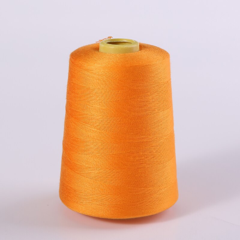 3000 Meter Orange Industrie Overlock-nähmaschine Polyester Thema NäHenne Linie (19/farbe): Orange