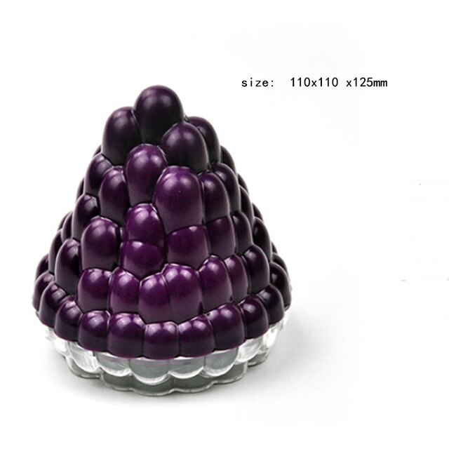 2Pc Herbruikbare Voedsel Saver Box Tomaat Knoflook Ui Citroen Keeper Koelkast Doos Groente Fruit Houder Voor Voedsel Verse Houden: Grape