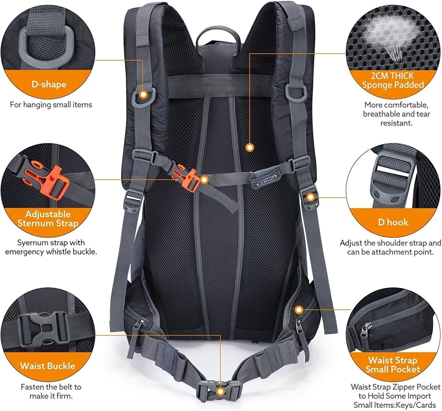 G4 45l wanderrucksäcke für damen und #39 , inklusive regenhülle, Ideal #39 Camping und draussen-aktivitäzehn