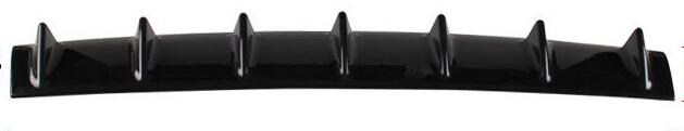 Auto modificatie levert achterbumper chassis haaienvin chassis deflector accessoires (grote): Default Title